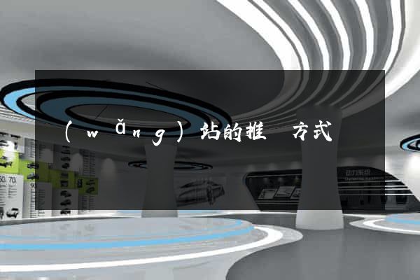 網(wǎng)站的推廣方式