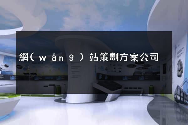 網(wǎng)站策劃方案公司