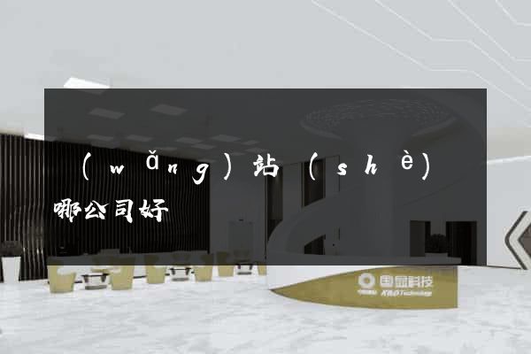 網(wǎng)站設(shè)計哪公司好