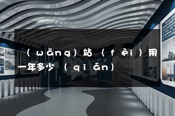 網(wǎng)站費(fèi)用一年多少錢(qián)