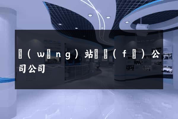 網(wǎng)站開發(fā)公司公司