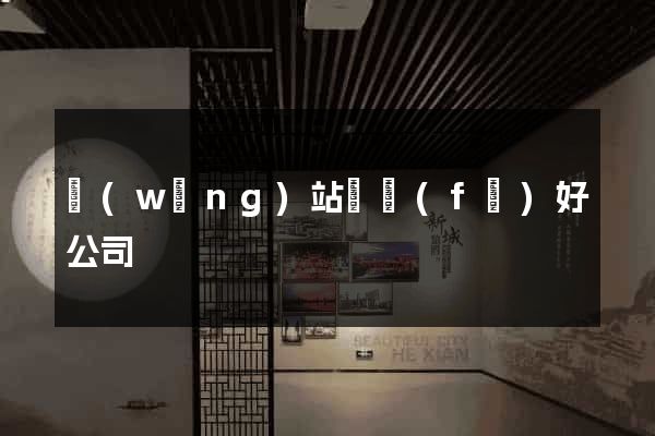 網(wǎng)站開發(fā)好公司