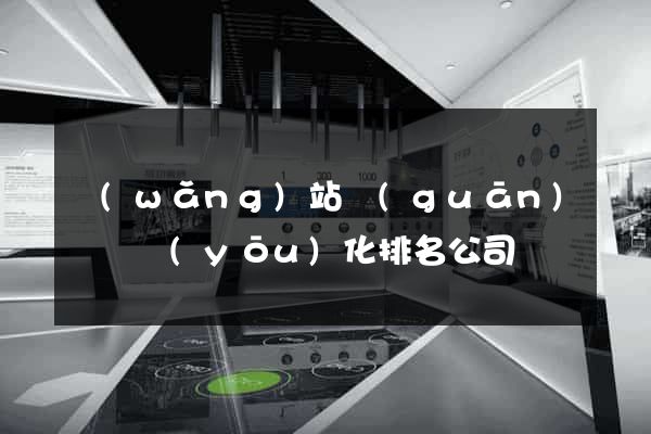 網(wǎng)站關(guān)鍵詞優(yōu)化排名公司