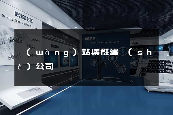 網(wǎng)站集群建設(shè)公司