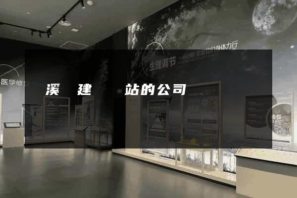 績溪縣建設網站的公司