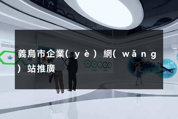 義烏市企業(yè)網(wǎng)站推廣