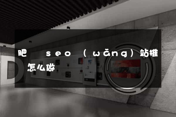 肥東縣seo網(wǎng)站推廣怎么做
