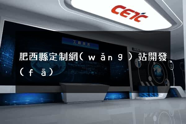 肥西縣定制網(wǎng)站開發(fā)