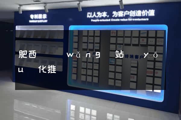 肥西縣網(wǎng)站優(yōu)化推廣