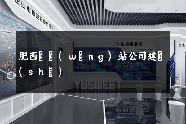 肥西縣網(wǎng)站公司建設(shè)