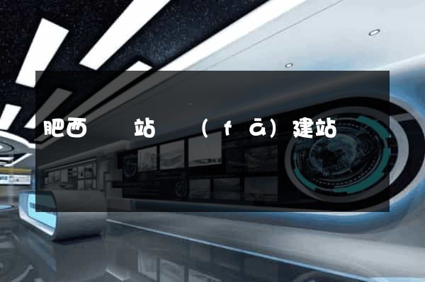 肥西縣網站開發(fā)建站