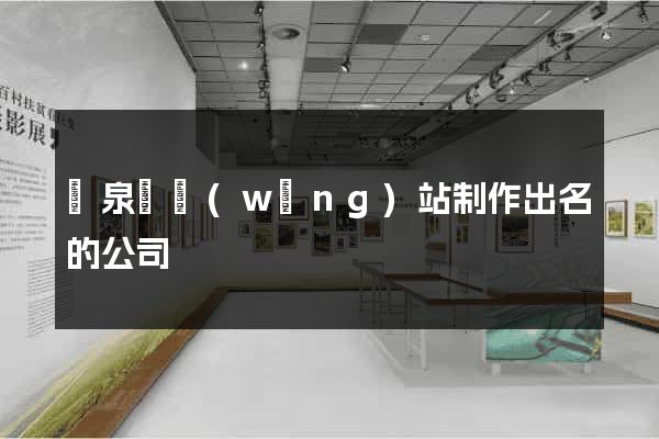 臨泉縣網(wǎng)站制作出名的公司