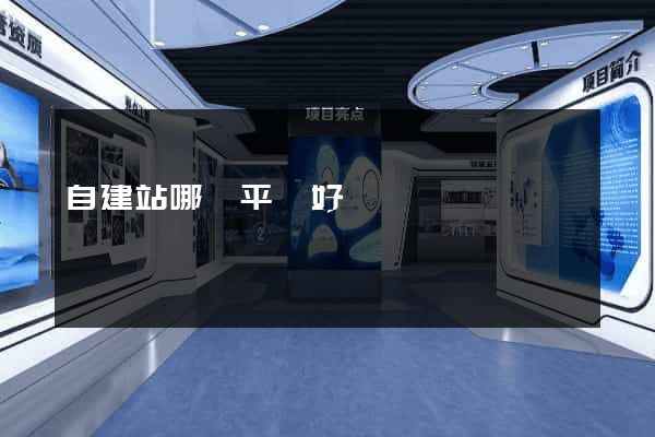 自建站哪個平臺好