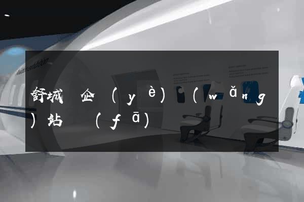 舒城縣企業(yè)網(wǎng)站開發(fā)