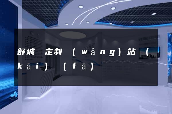 舒城縣定制網(wǎng)站開(kāi)發(fā)