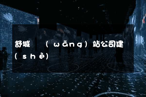 舒城縣網(wǎng)站公司建設(shè)