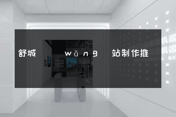 舒城縣網(wǎng)站制作推廣