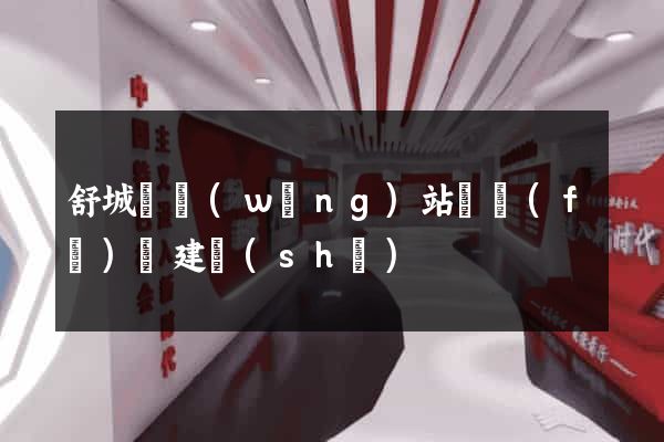 舒城縣網(wǎng)站開發(fā)與建設(shè)