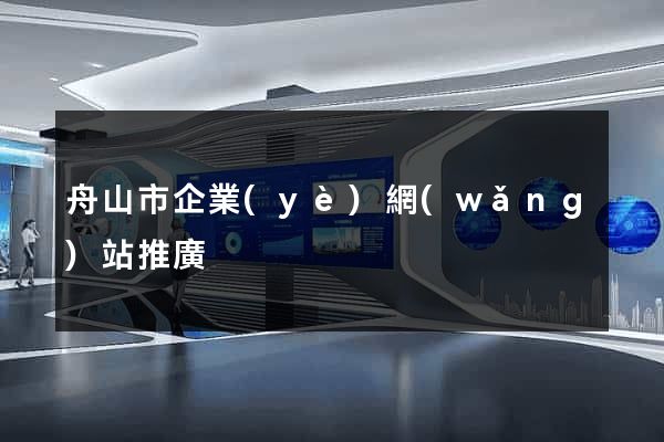舟山市企業(yè)網(wǎng)站推廣