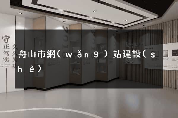 舟山市網(wǎng)站建設(shè)