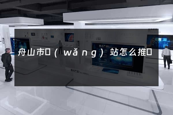 舟山市網(wǎng)站怎么推廣