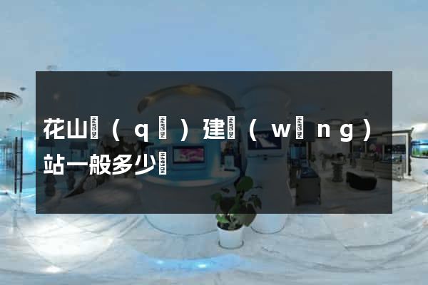 花山區(qū)建網(wǎng)站一般多少錢