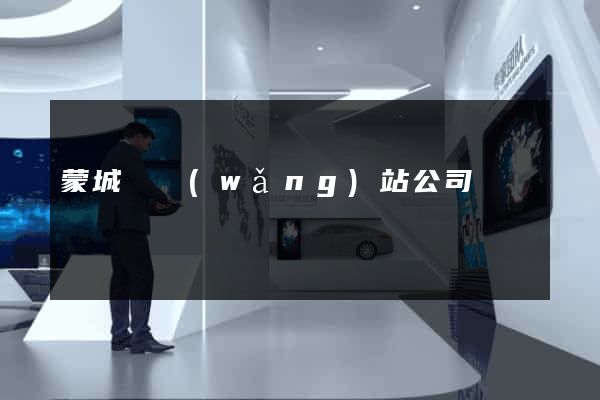 蒙城縣網(wǎng)站公司