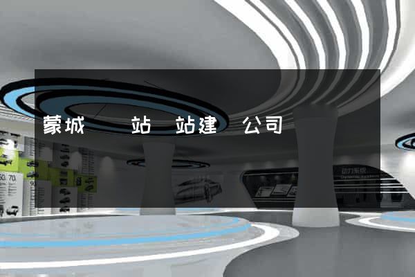 蒙城縣網站網站建設公司