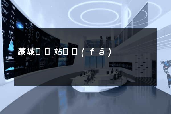 蒙城縣網站開發(fā)