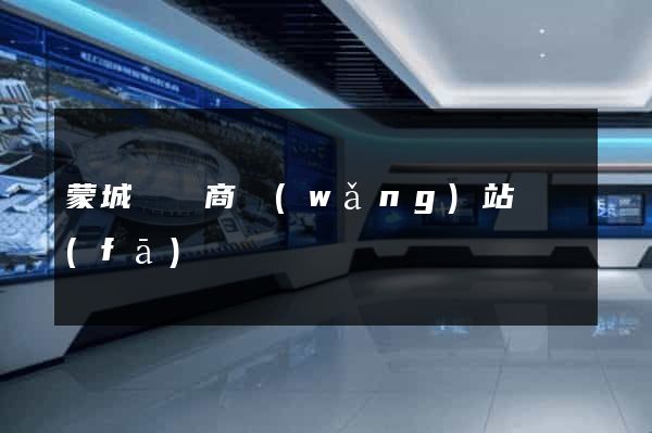 蒙城縣電商網(wǎng)站開發(fā)