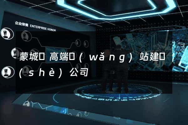 蒙城縣高端網(wǎng)站建設(shè)公司