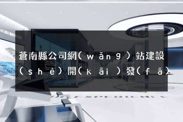 蒼南縣公司網(wǎng)站建設(shè)開(kāi)發(fā)
