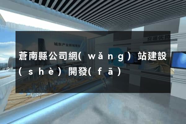 蒼南縣公司網(wǎng)站建設(shè)開發(fā)
