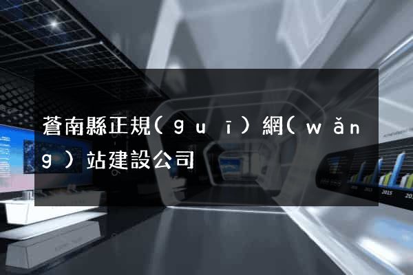 蒼南縣正規(guī)網(wǎng)站建設公司