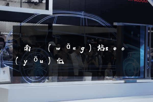 蒼南縣網(wǎng)站seo優(yōu)化
