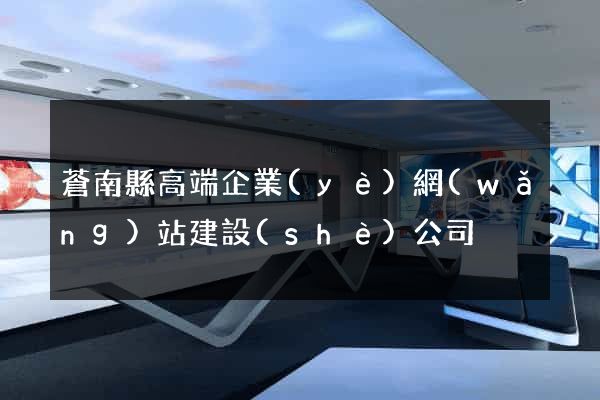 蒼南縣高端企業(yè)網(wǎng)站建設(shè)公司