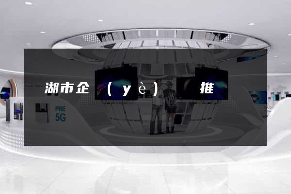 蕪湖市企業(yè)網絡推廣