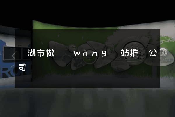 蕪湖市做網(wǎng)站推廣公司