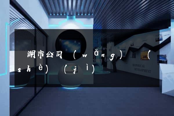 蕪湖市公司網(wǎng)頁設(shè)計(jì)