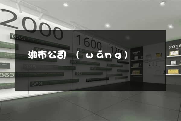 蕪湖市公司網(wǎng)頁設計