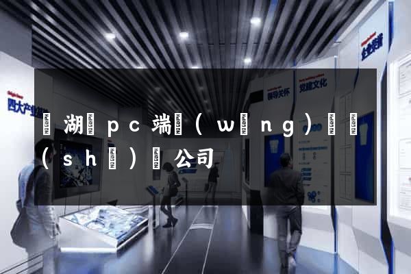 蕪湖縣pc端網(wǎng)頁設(shè)計公司