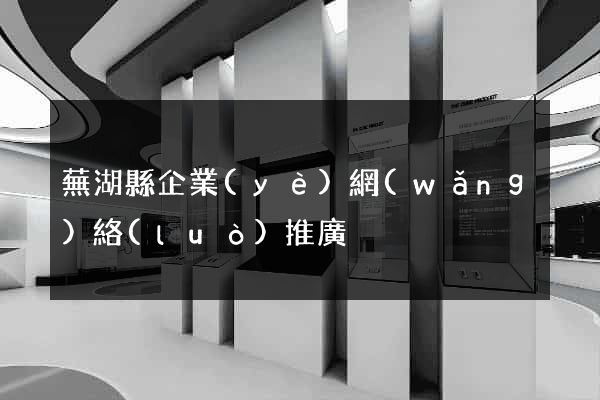 蕪湖縣企業(yè)網(wǎng)絡(luò)推廣