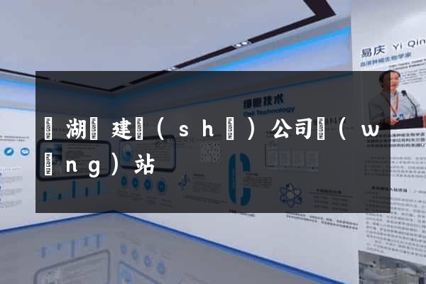 蕪湖縣建設(shè)公司網(wǎng)站