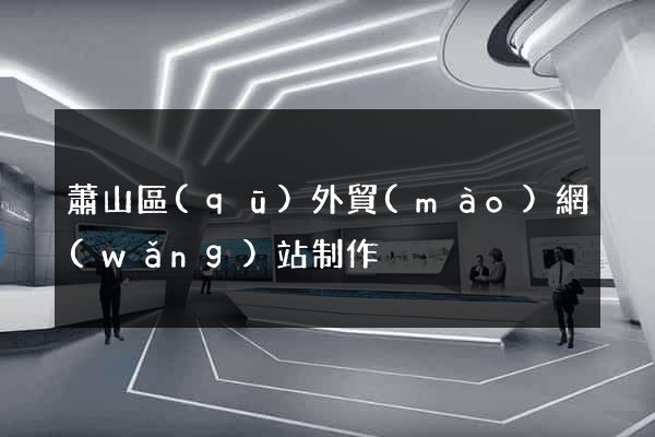 蕭山區(qū)外貿(mào)網(wǎng)站制作