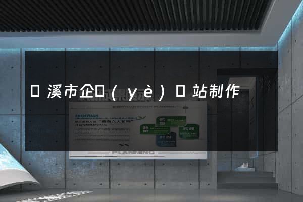 蘭溪市企業(yè)網站制作