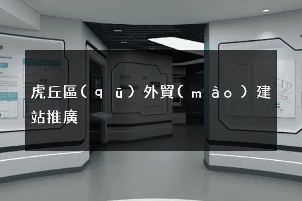 虎丘區(qū)外貿(mào)建站推廣