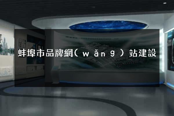 蚌埠市品牌網(wǎng)站建設