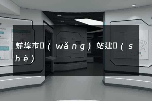 蚌埠市網(wǎng)站建設(shè)