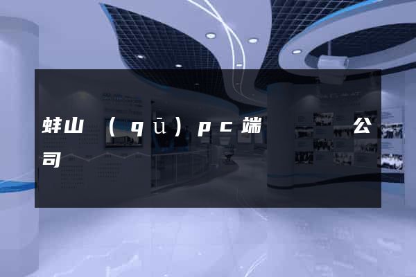 蚌山區(qū)pc端網頁設計公司
