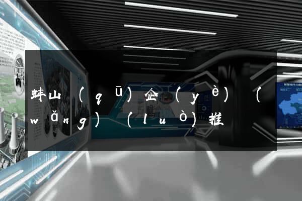 蚌山區(qū)企業(yè)網(wǎng)絡(luò)推廣